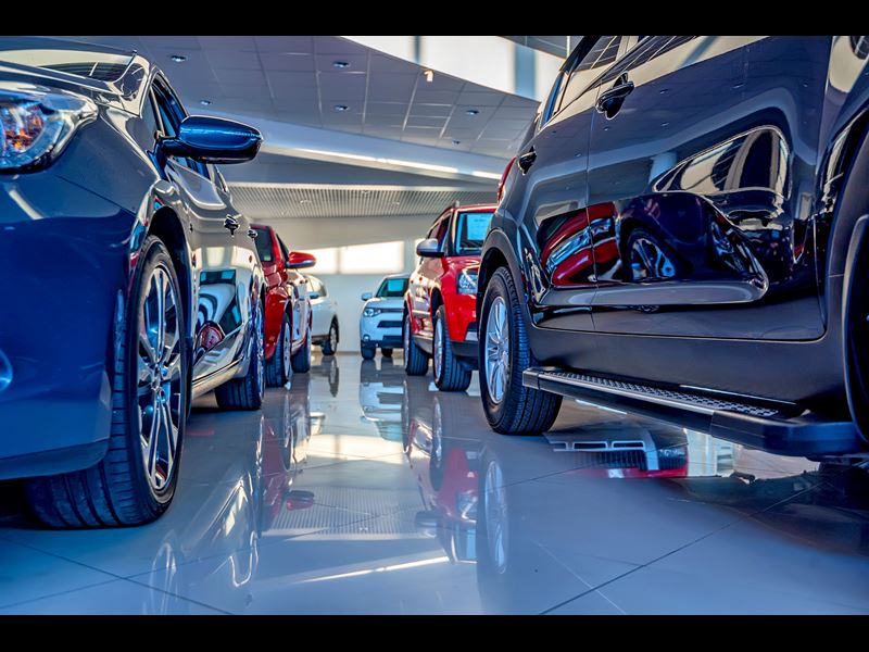 Cars At A Dealership
