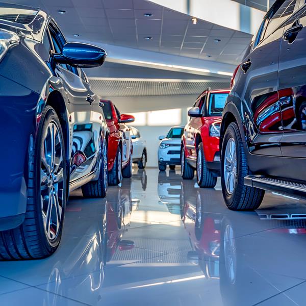 Cars At A Dealership