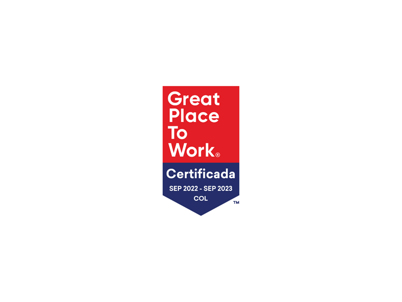 Assurant Great Place to Work Badge for Colombia 2022-2023