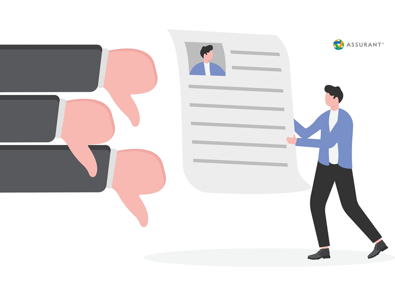 Assurant Blog Header Image Resume Rejection