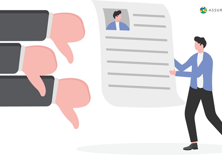 Assurant Blog Header Image Resume Rejection